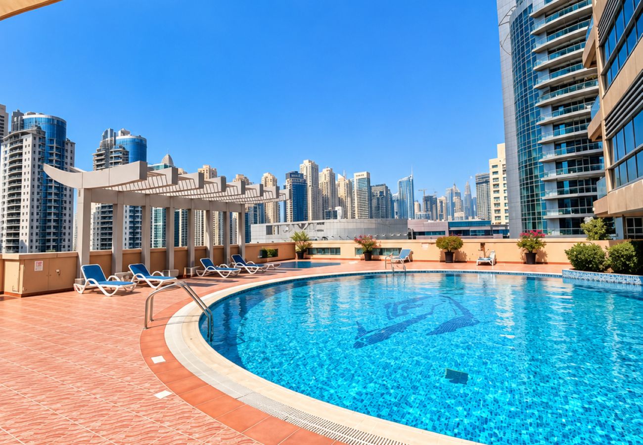 Apartment in Dubai - Modern 1BR in the Heart of Dubai Marina