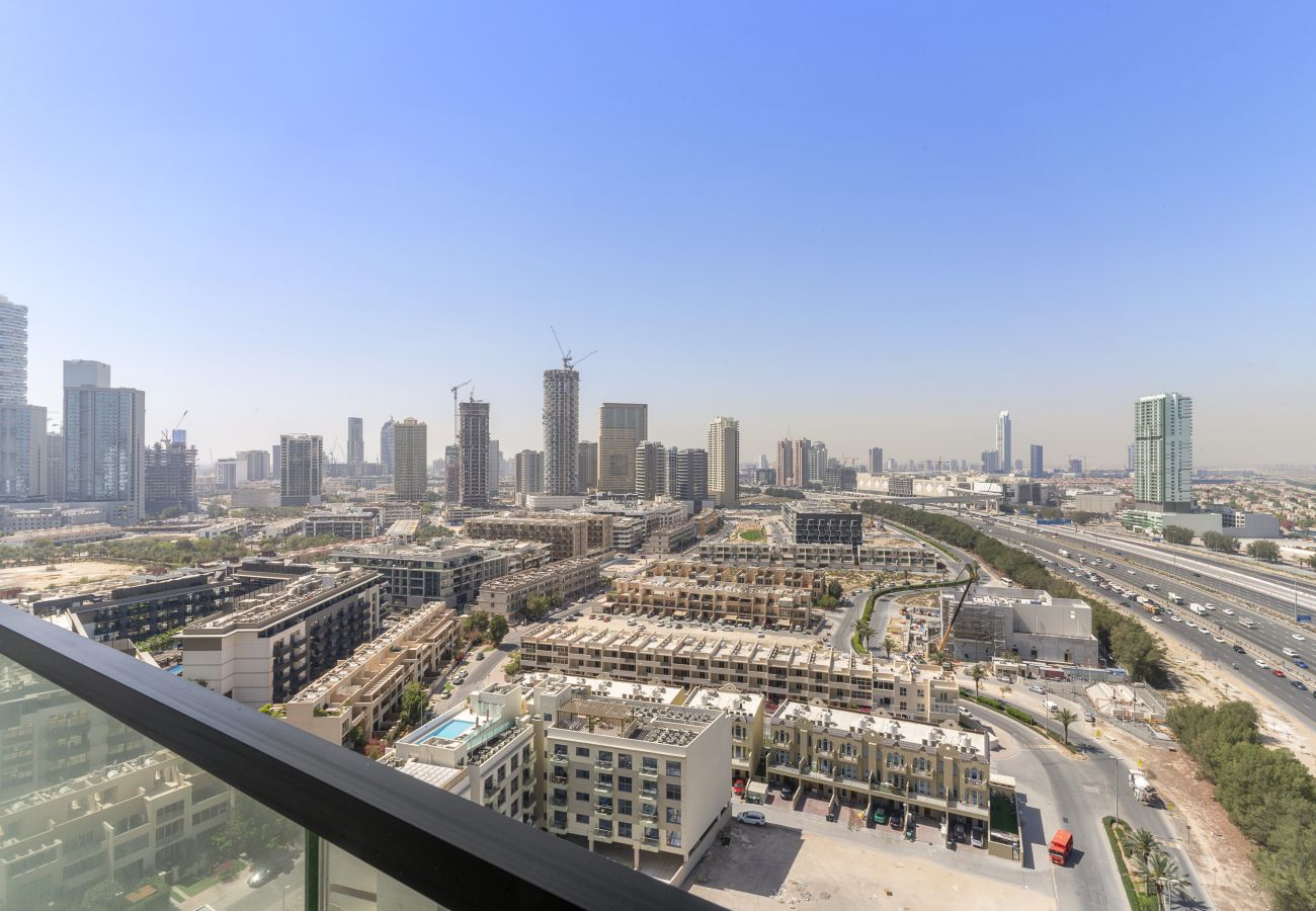 Apartment in Dubai - Stylish 2BD Retreat with Private Pool in JVC