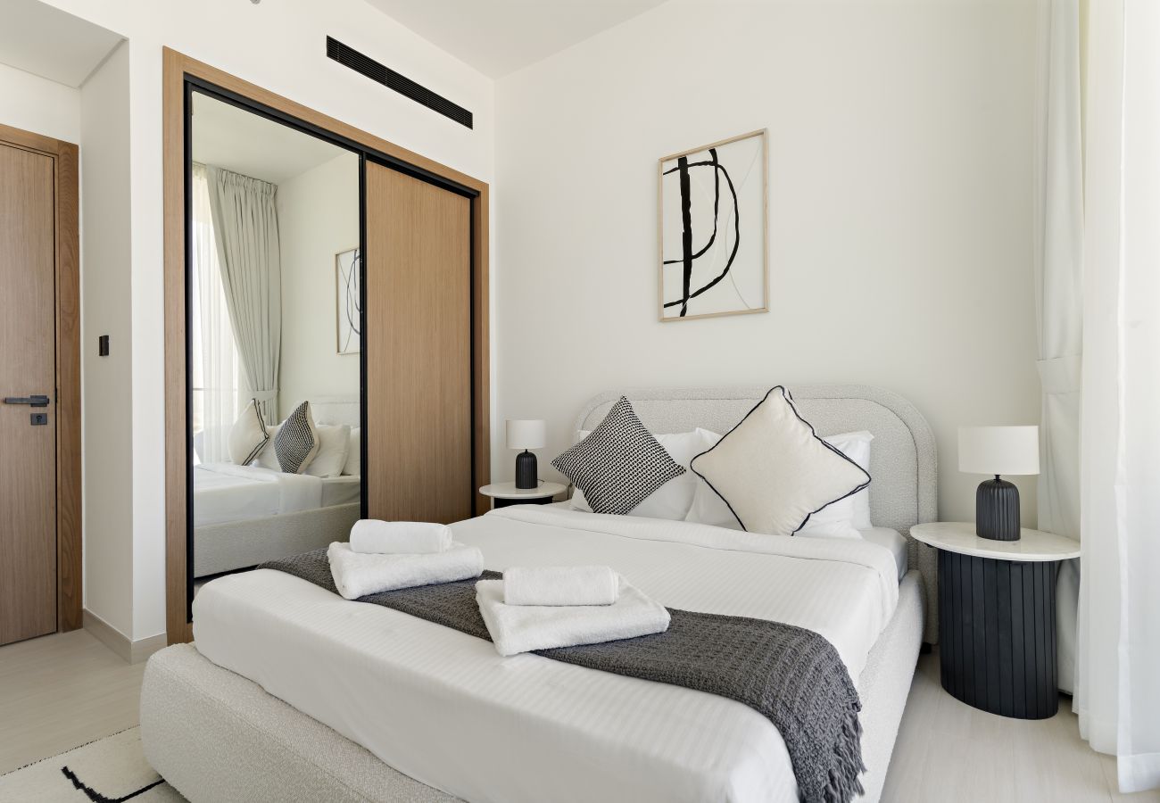 Apartment in Dubai - Stylish 2BD Retreat with Private Pool in JVC