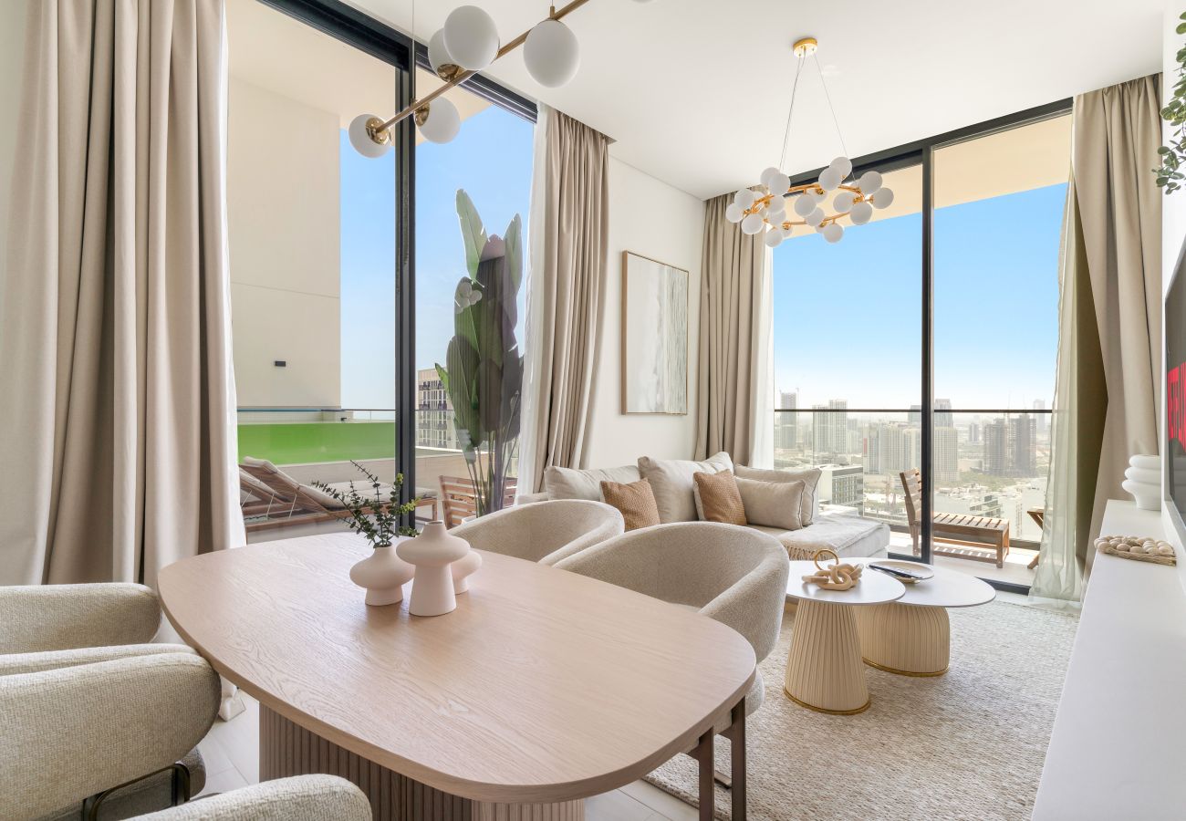 Apartment in Dubai - Modern 2BD Retreat with Private Pool in JVC