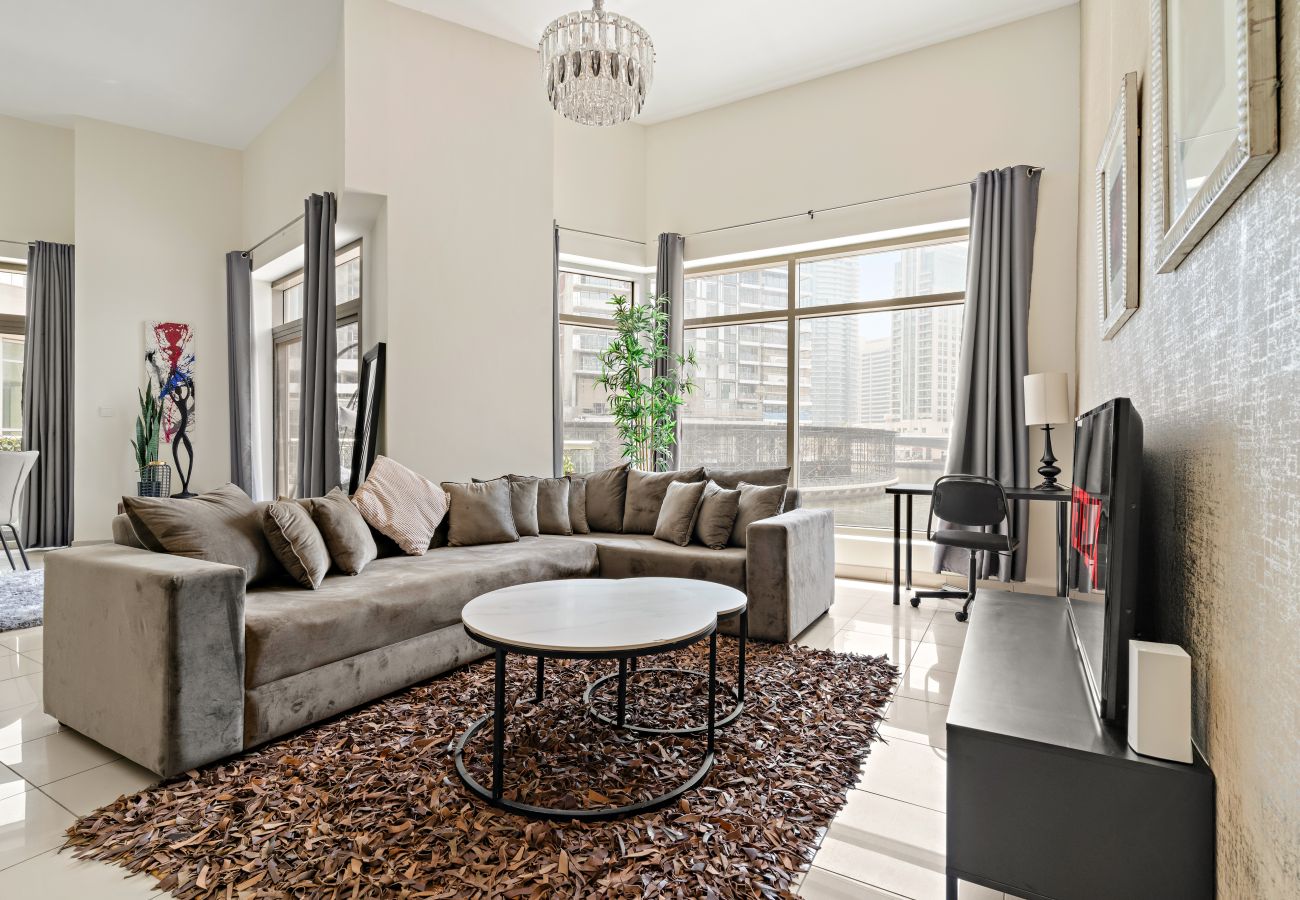 Apartment in Dubai - Chic 1 BD with Marina View in Park Island