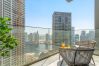 Apartment in Dubai - Elegant Canal View studio in Business Bay