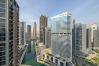 Apartment in Dubai -  Modern Studio with Canal Views in Peninsula Two